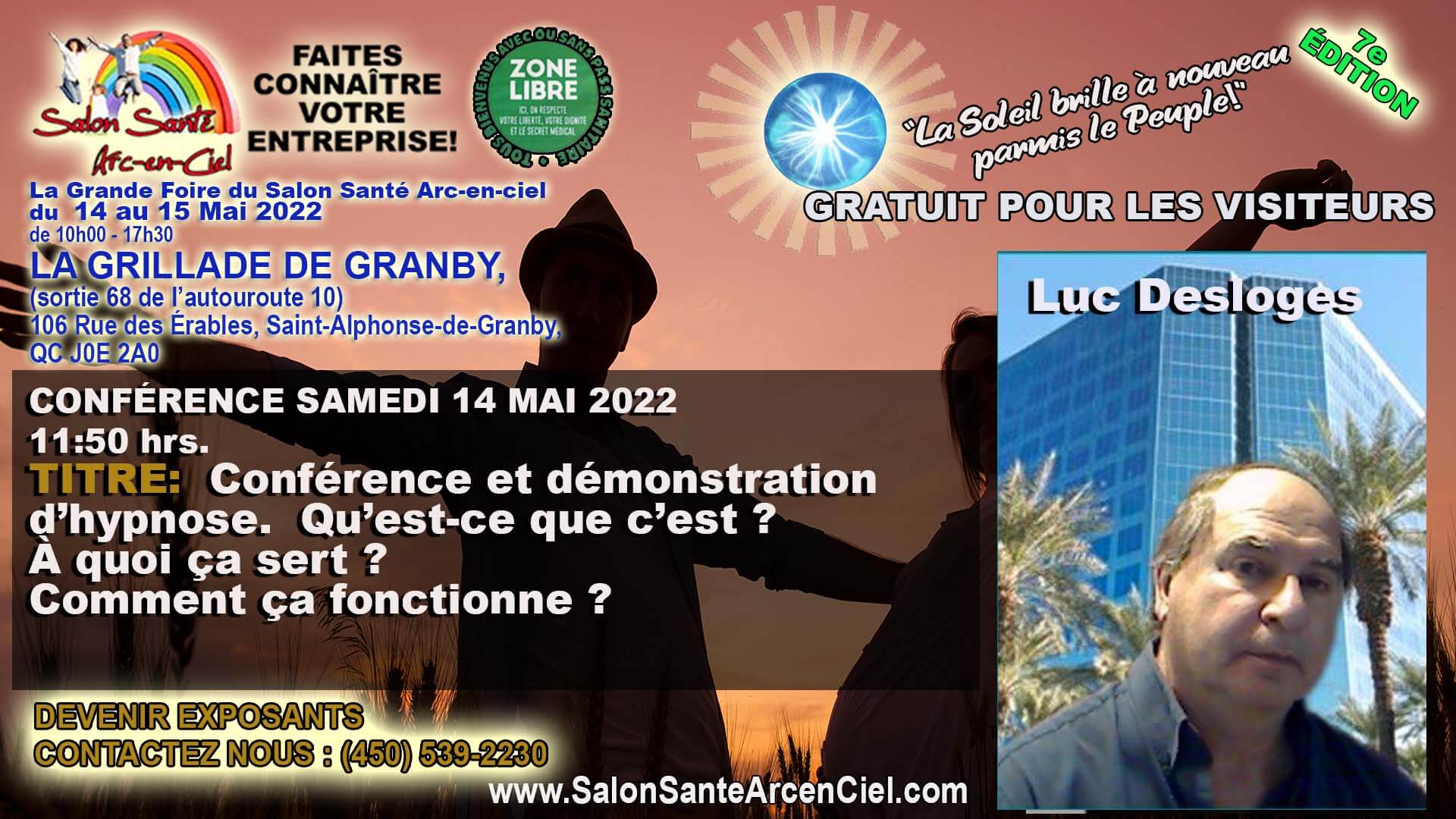 CONFERENCE 14 mai Evenements no 18 11 50hrs Luc Desloges 