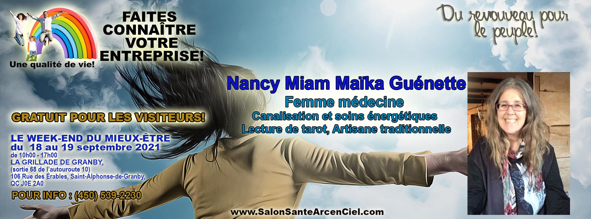 7 Nancy Miam Maika Guenette EXPOSANTS PAGE PRO NO1  Salon Sante Arc enCiel 18 19 Septembre2021COPY